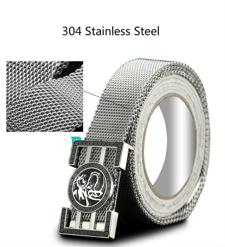 Premium Metal Stainless Steel Self-Defense Belt - Maximum Security