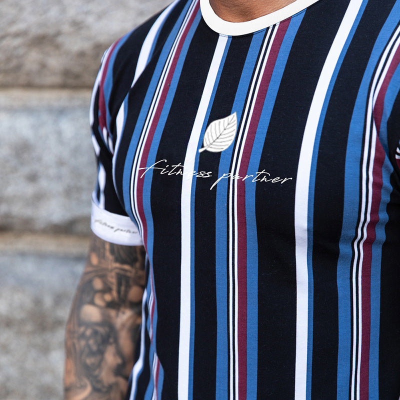 T-shirt de fitness décontracté pour hommes