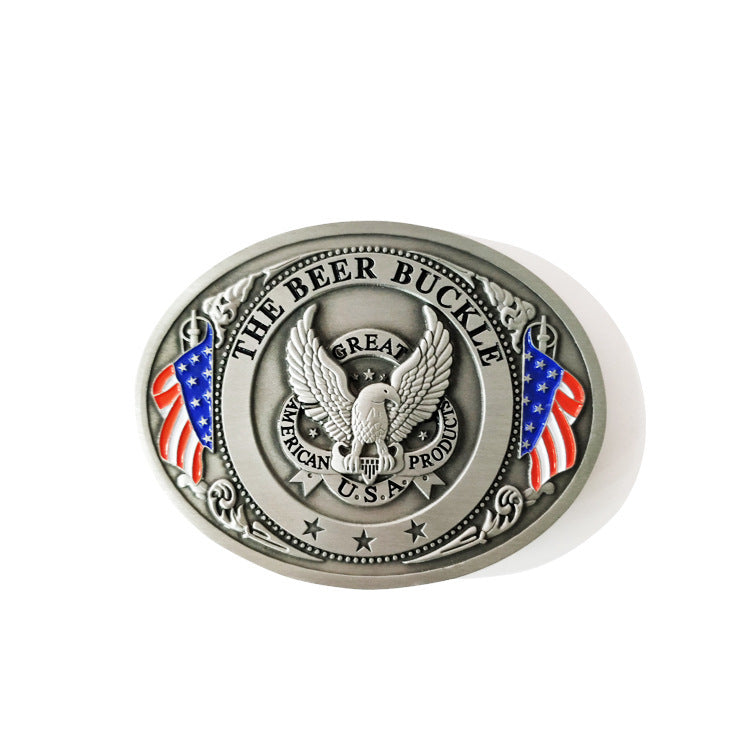 Beer Belt Buckle Metal Belt Head - Craft Brewery Pride