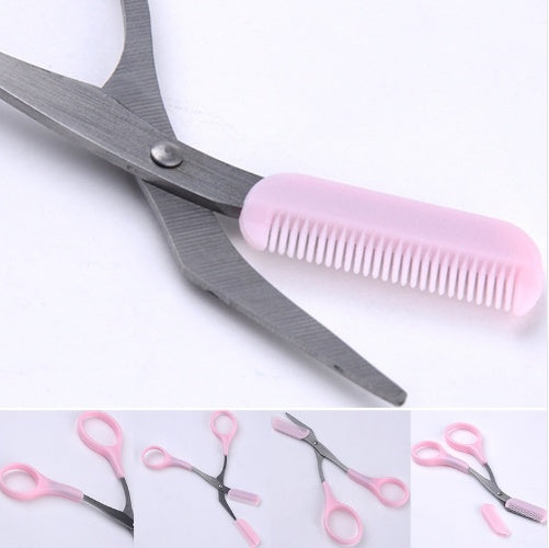Outils de beauté ciseaux à sourcils avec peigne à sourcils