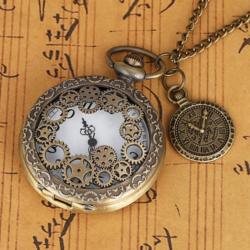Large Pocket Watch With Roman Dial Accessories Fine Chain - Classic Elegant Sophisticated Luxurious Durable Vintage Must-Have