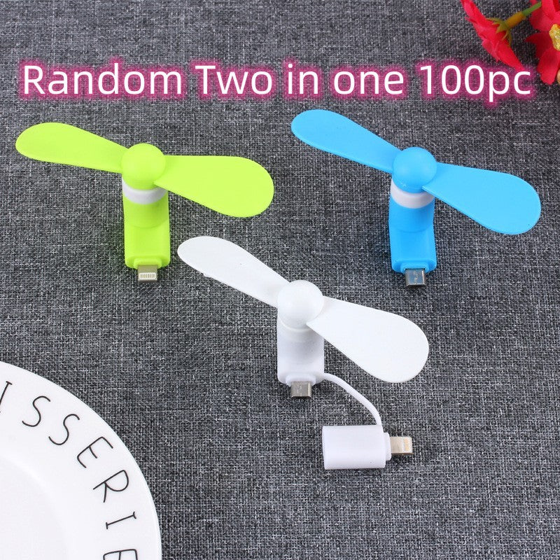 Charging USB Mini Fan for Android & iPhone