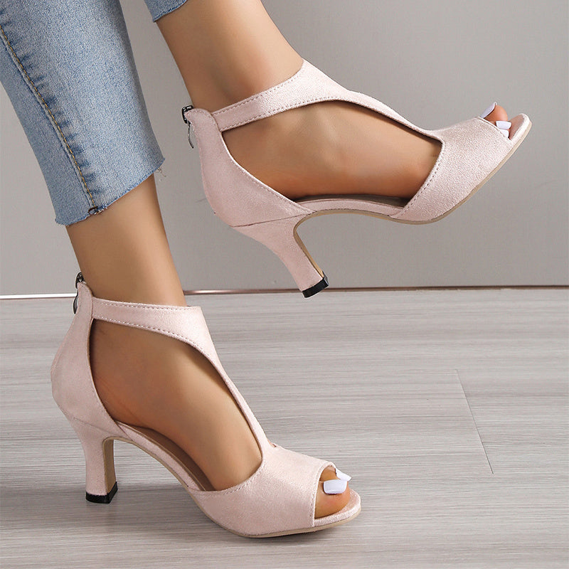 Women's Roman Style High Heel Peep Toe Sandals