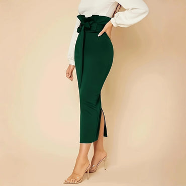 European And American Ladies High Waist Slim Fit Bud Skirt