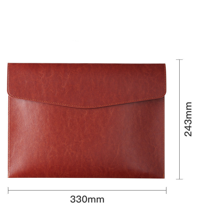 Sac de classement en cuir de bureau A4