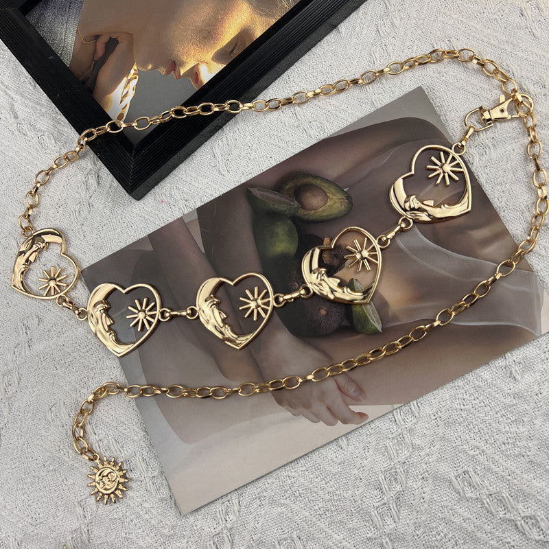 Women's Love Metal Waist Chain Accessories - Romantic Expression