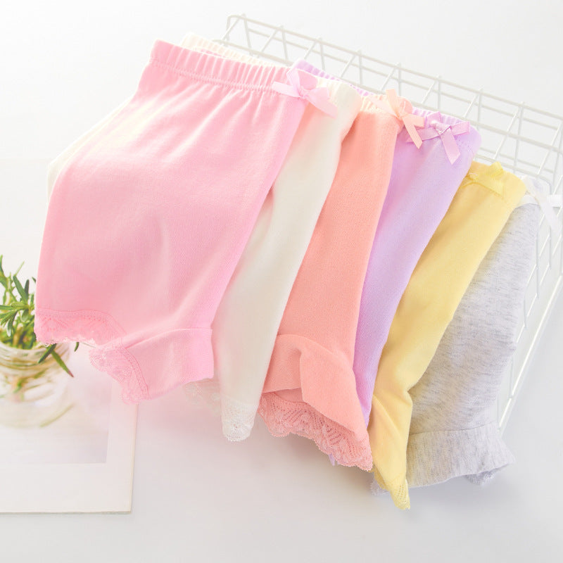 Pantalons de sécurité d'été Anti-exposition, sous-vêtements pour enfants moyens et grands, bébés filles