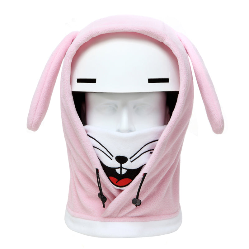 Cartoon Helmet Cover Wearing Ski Face Protection