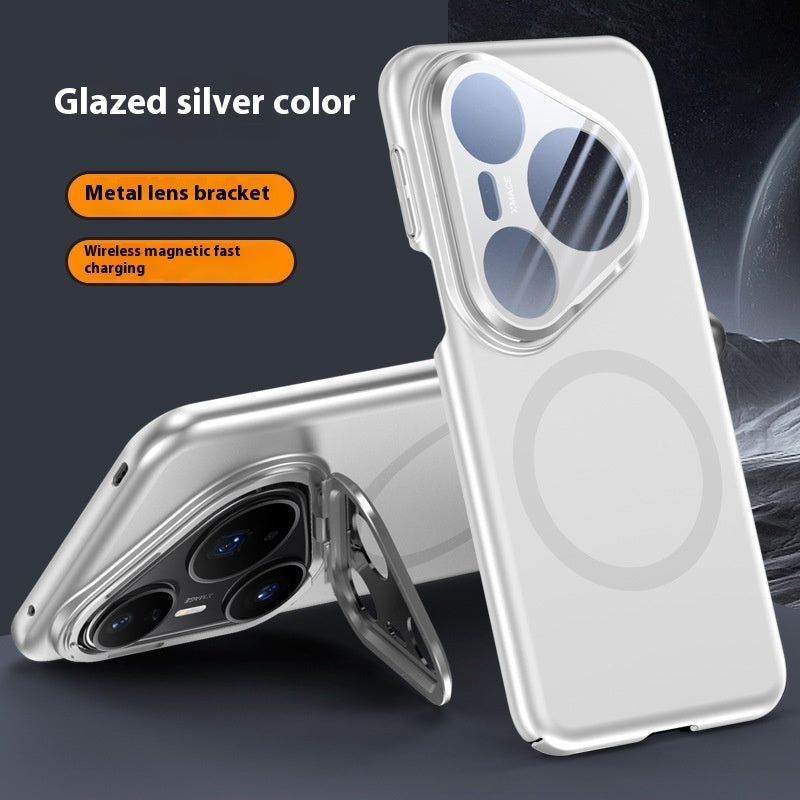 Pura80pro Lens Bracket Magnetic Protection Frosted All-inclusive Drop-resistant Phone Case