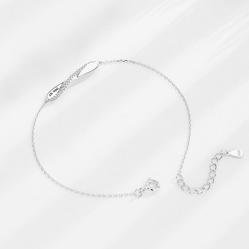 Pararmband i sterlingsilver för män och kvinnor
