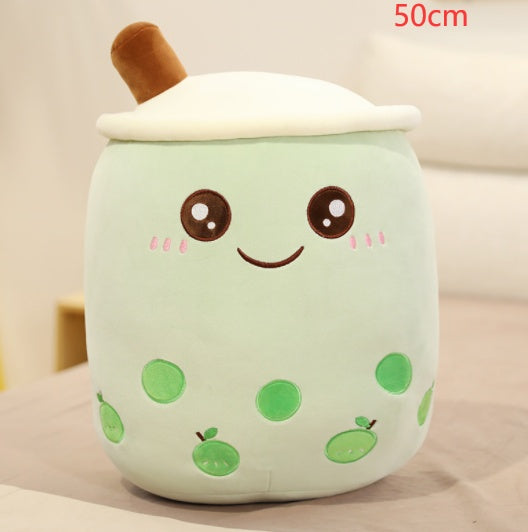 Pearl milk tea cup pillow