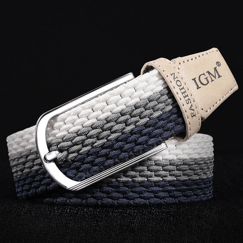 Winter Breathable Strong Stretch Canvas Woven Belt - Seasonal Comfort