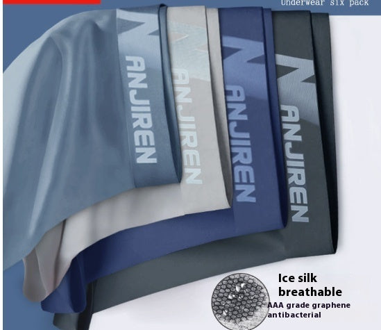 Grafenunderkläder Herr Issilke Eller Andningsbara Platta Boxershorts Head Trendy