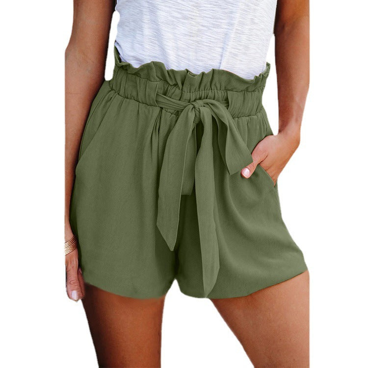Women Summer Pants Casual Loose High Waist Shorts - Breezy Freedom