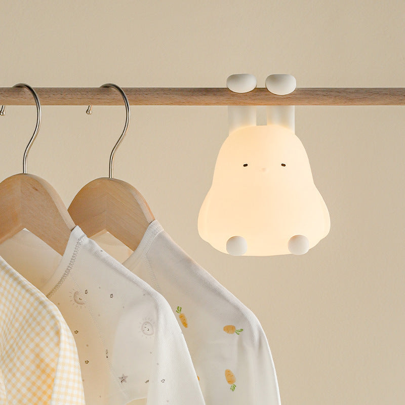 Lumière d'ambiance lapin mignon, veilleuse Led douce à intensité variable, cadeau pour bébé petite amie, veilleuses pour enfants, décoration de chambre d'enfants