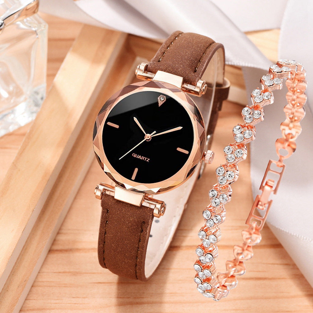 Klocka Enkel Bälte Klocka Quartz Klocka Armbandskostym