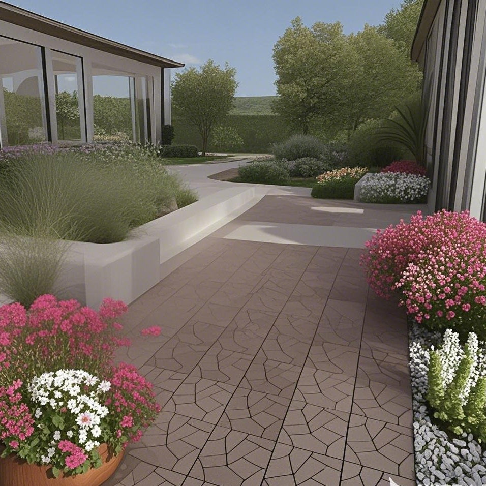 Waterproof, Wear-resistant, DIY Assembly, Garden, Courtyard, Balcony,plastic Flooring
