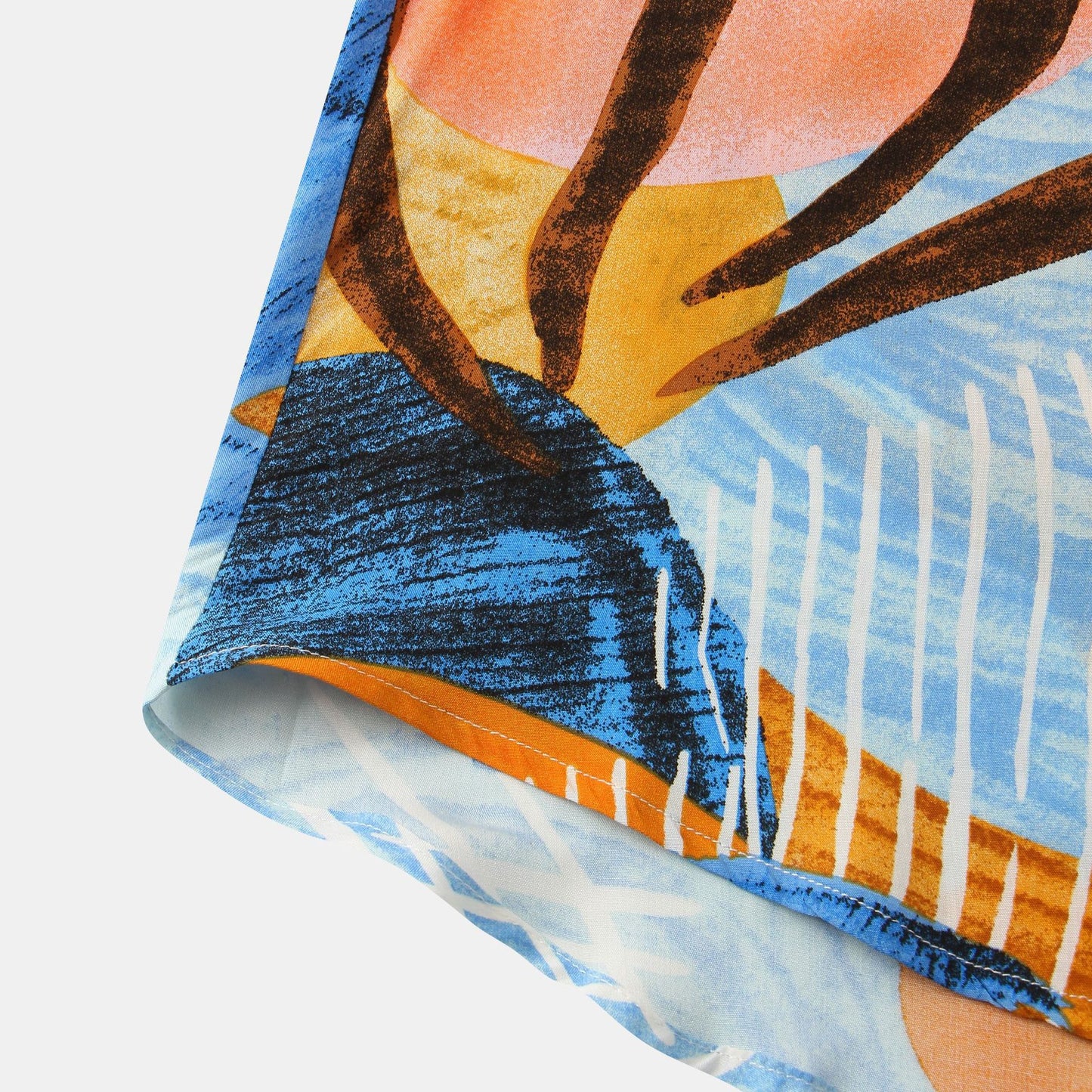 Chemise à manches courtes à la mode Hawaii Beach, deux pièces