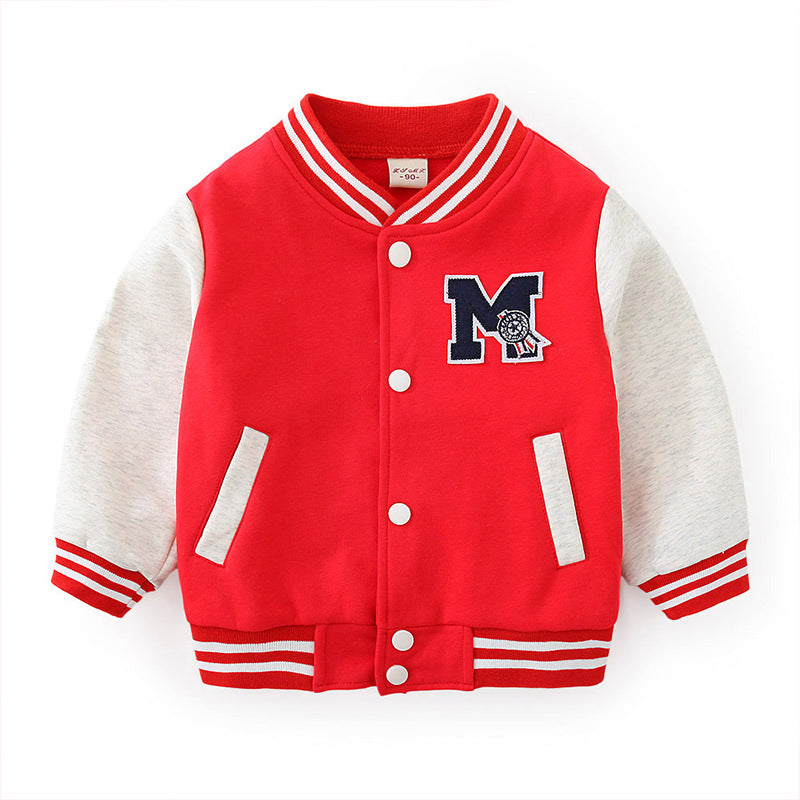 Ensemble de pull de baseball veste cardigan pour enfants