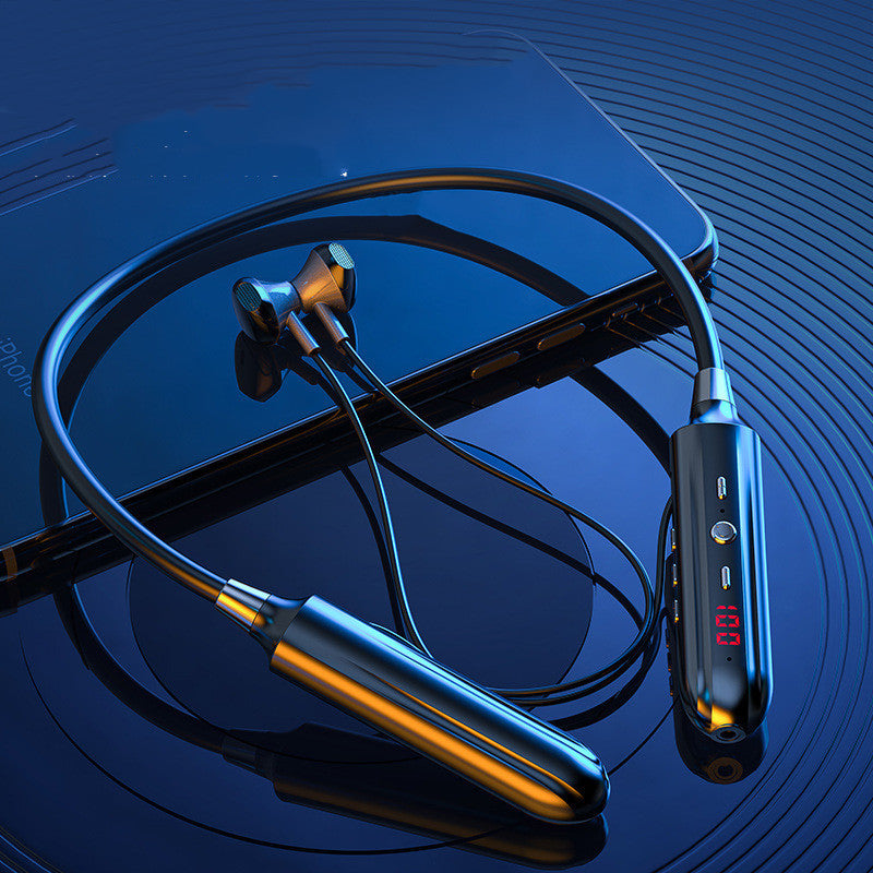 Nackband Bluetooth Headset Trådlöst ljudkort