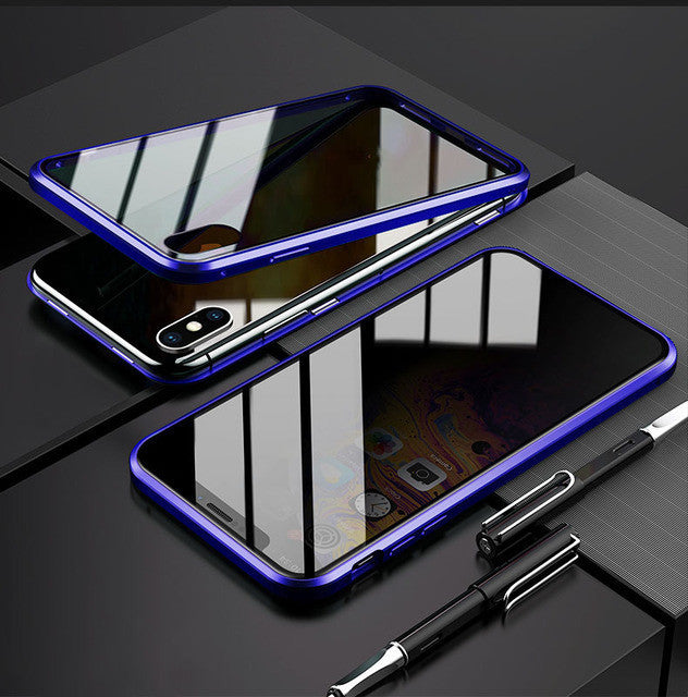 Telefonfodral Anti-peep magnetiskt skyddande skal