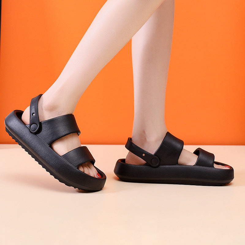 Adjustable Thick Bottom Sandals - 3cm Platform - Outdoor Collection