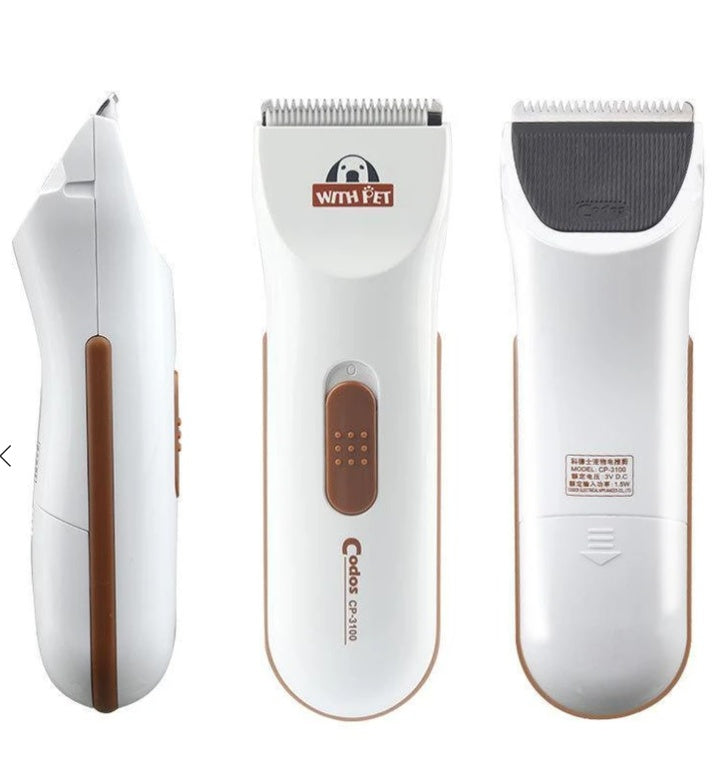 Professional Pet Grooming Clipper - Ceramic Blade Electric Hair Trimmer for Dogs & Cats