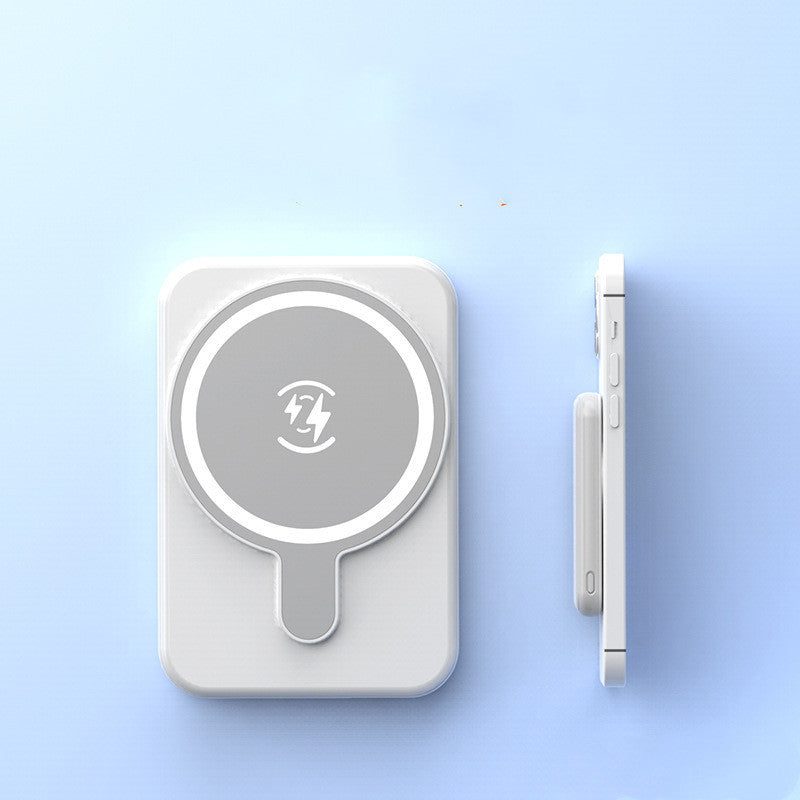 Mini snabbladdning Magnetisk trådlös kraftbank 5000 MAh Portabel
