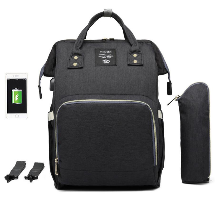Sac à couches de grande capacité, sacs à dos pour soins infirmiers pour maman, voyage pour bébé