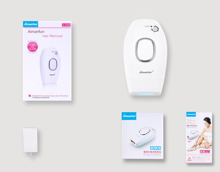 IPL Hair Removal Device A-2988 - 100,000 Flash Professional System