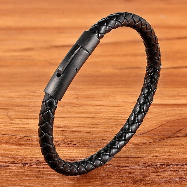 Herr för kvinnor Armband Svarta rostfria smycken Gåvor