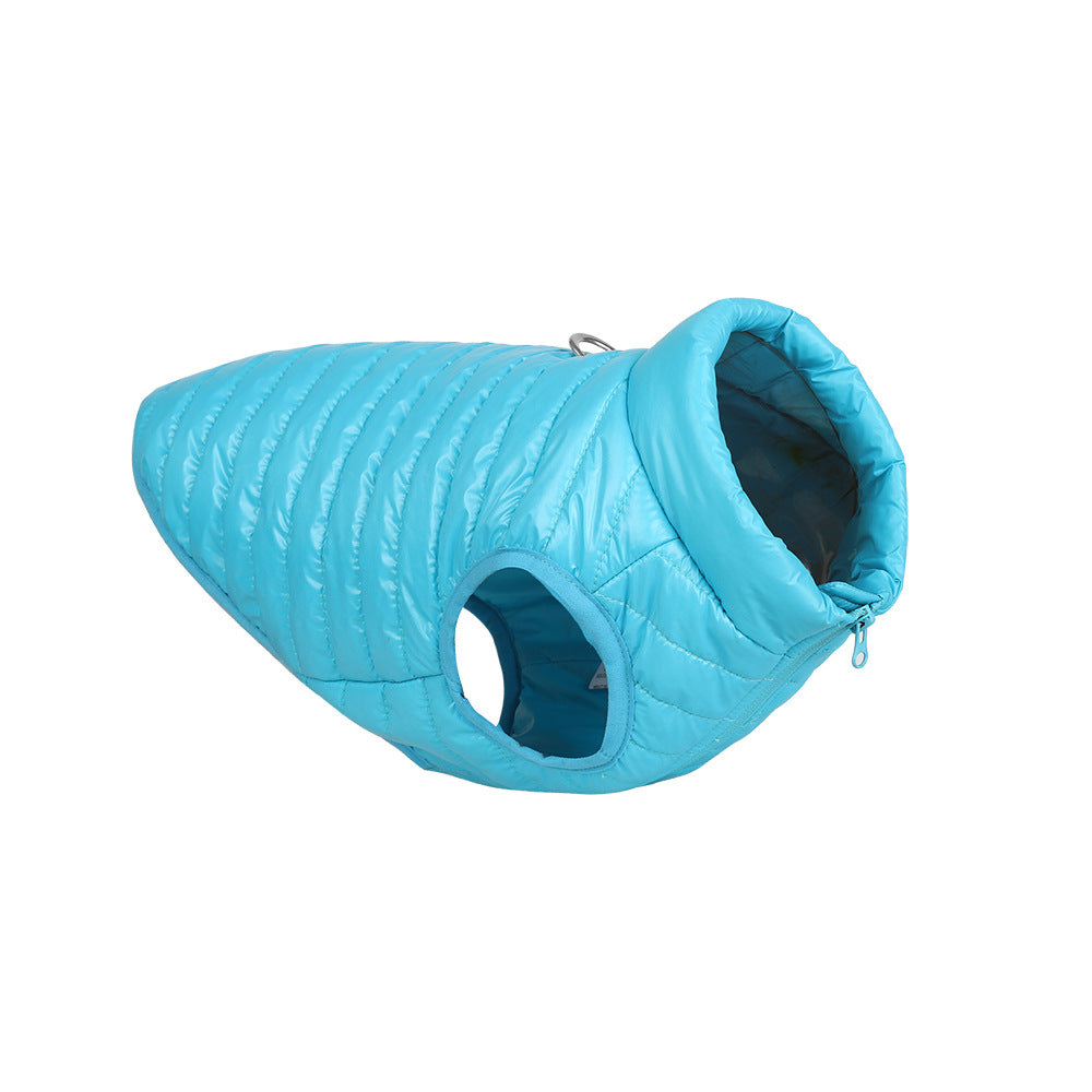 Produits les plus populaires Vêtements pour chiens de compagnie automne et hiver veste en Nylon avec fermeture éclair pour chiot vêtements pour chiens