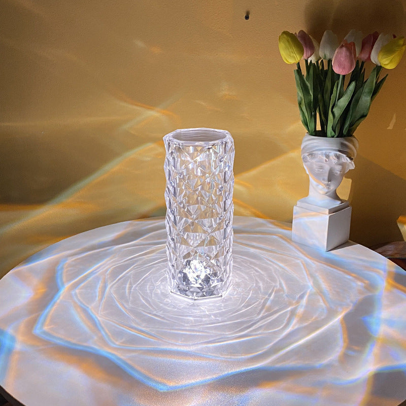Rose Crystal Sovrum Touch Pétale Nattljus