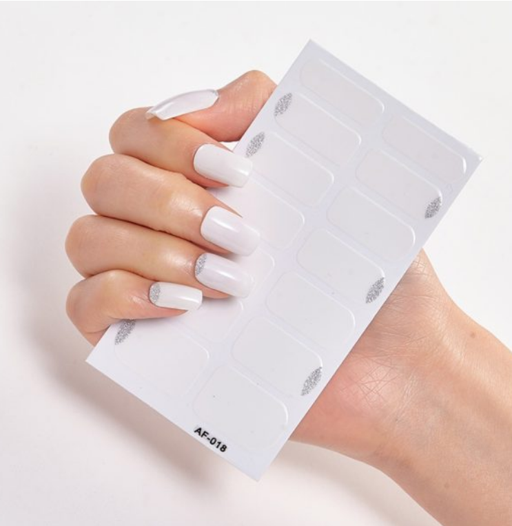 Full Coverage Nail Stickers - 40+ Designs - 24 Month Shelf Life - Nail Polish Glue Included - XAF01-XAF40 Collection