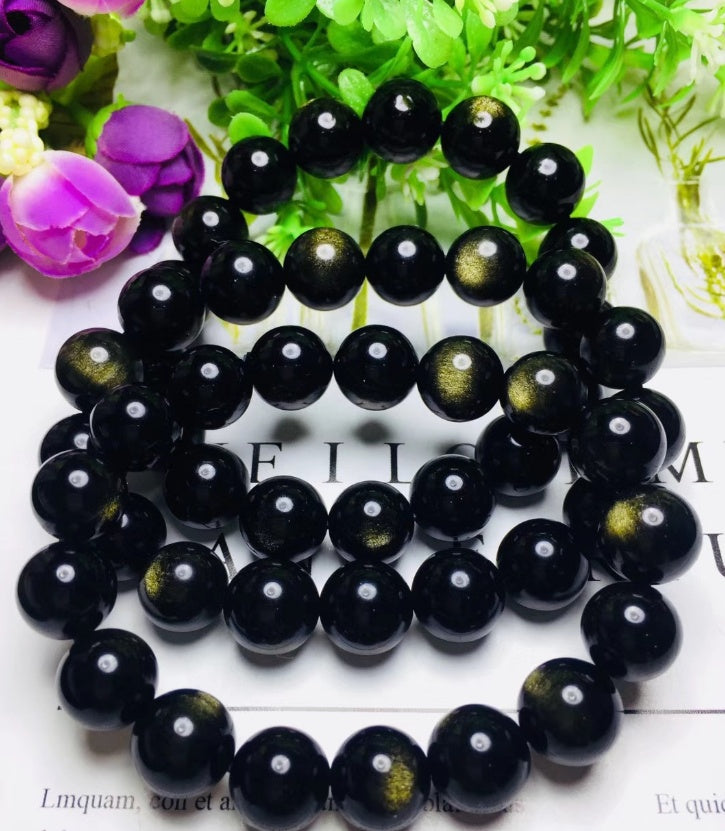 Gold Sapphire Bracelet High Quality Natural Wavy Bracelet for Men and Women