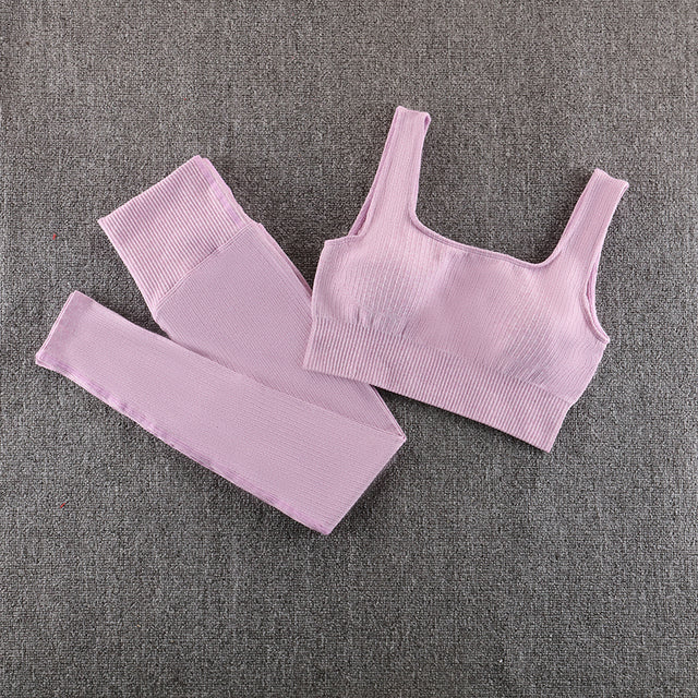 Ensemble de yoga sans couture, vêtements de sport, vêtements de sport, vêtements d'entraînement