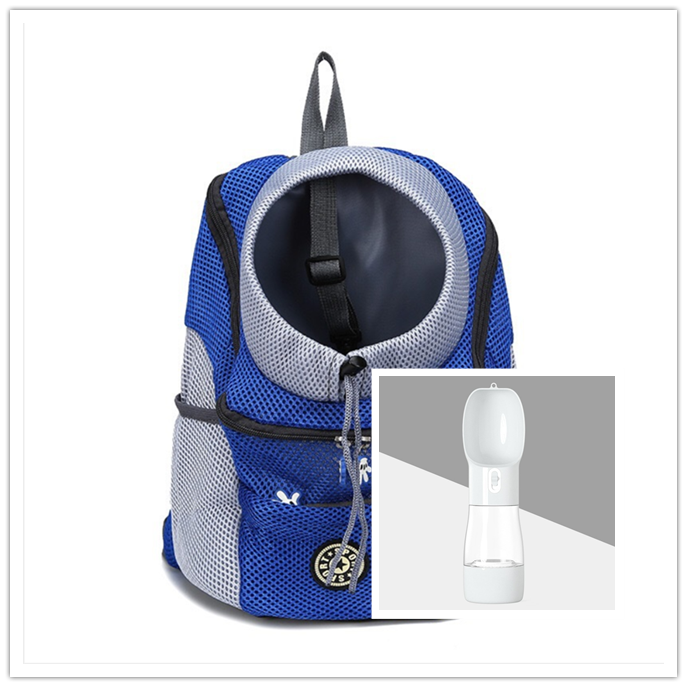 Pet Dog Carrier Carrier For Dogs Ryggsäck Ut Dubbel axel Bärbar Travel Outdoor Carrier Bag Mesh