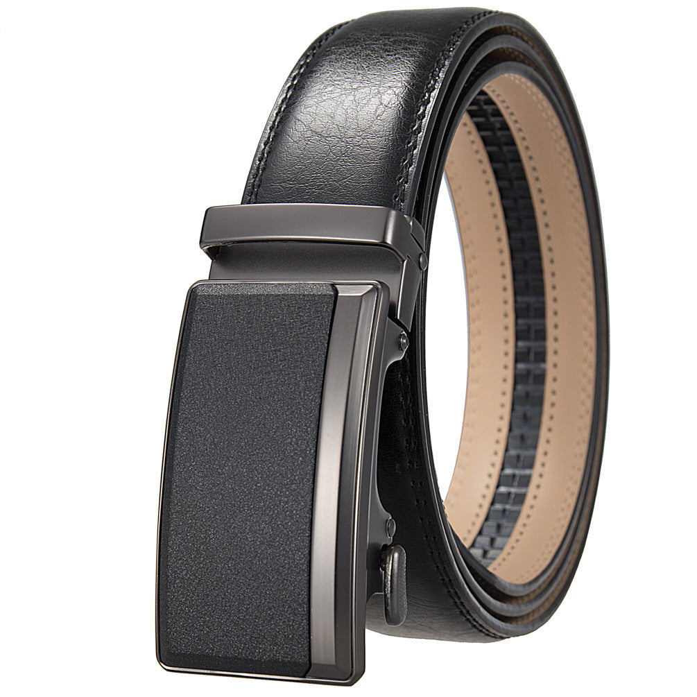 Men's Business Split Leather Belt - Professional Excellence