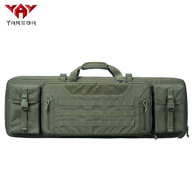 Stor kapacitet Big Belly Fish Havsfiskeväska Luya Double Layer Fishing Rod Bag