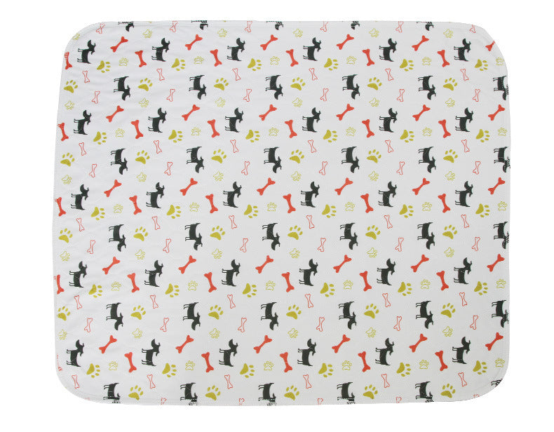 Pet Dog Pee Pads Trelagers vattentät PVC söt Återanvändbar vattenabsorption Pet Dog Training Urin Pad Blöjor Tvättbar Pee Mat