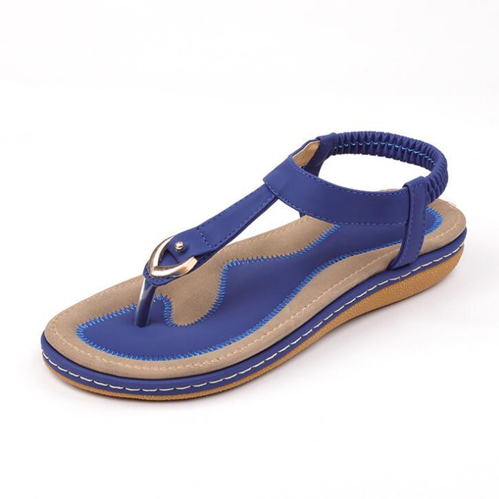 Women's Platform Summer Sandals - Ankle Strap Fashion - Sunshine Collection