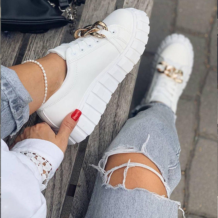 Low Top Flat Casual Sneakers