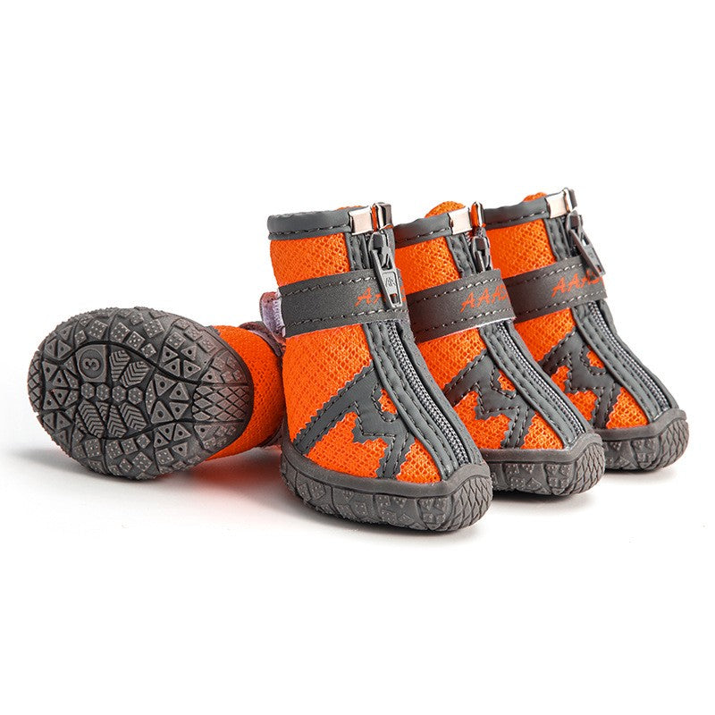 Pet Dog Shoes Vattentäta regnstövlar