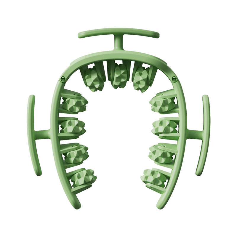 Multifunktionell Manuell Rund Massager Roller Fitness Midja Rumpa Muskler Ben Gripper Stovepipe Lår Avtagbar Massage Gym Tool Skönhet Hälsa