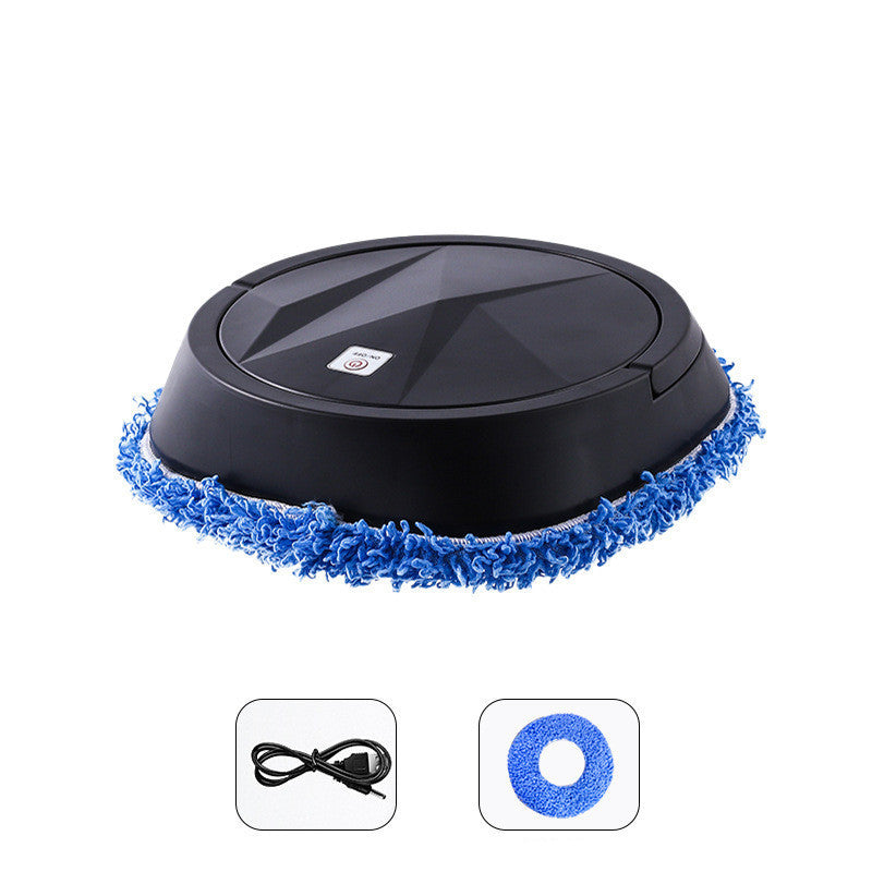 USB Rechargeable Robot Mop - Automatic Floor Cleaning Machine with Spray Function