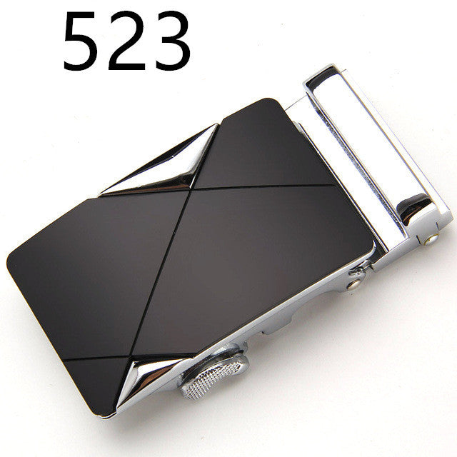 Wide Alloy Belt Buckle - Bold Statement