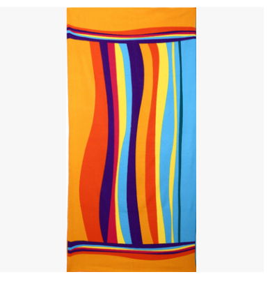 Livraison directe Flamingo crème glacée imprimé grandes hommes femmes été serviettes de plage microfibre serviette de bain Camping Yoga serviettes salle de bain