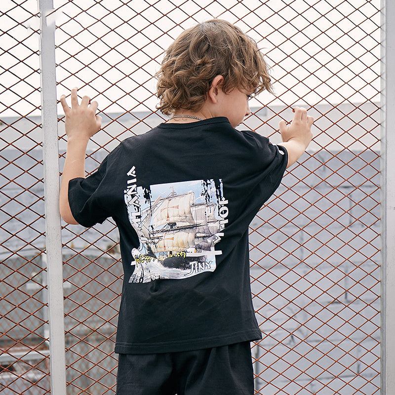 T-shirt Barntryckt