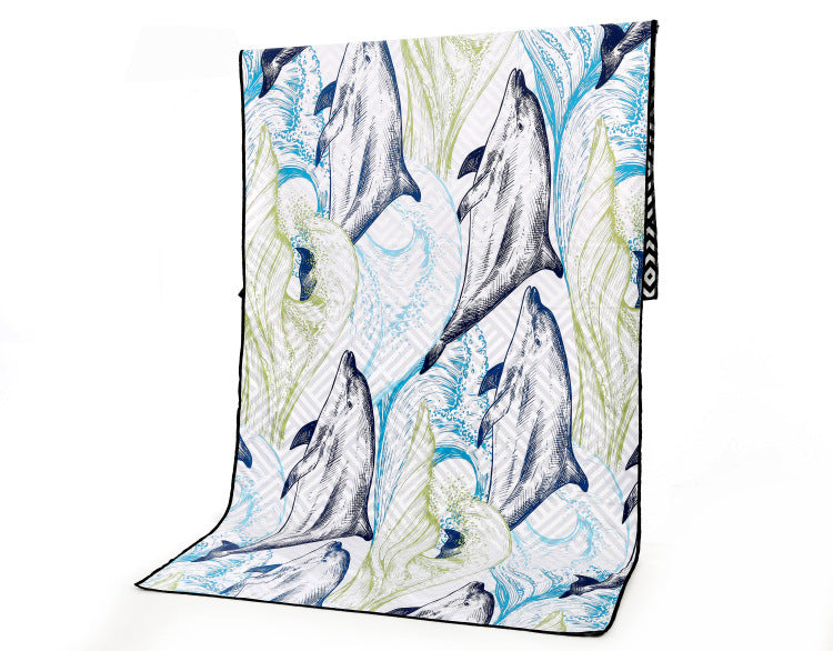 Serviette de plage de serviette de sport de plein air de voyage
