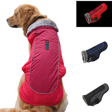 Thickened Dog Padded Jacket Reflective Dog Clothes